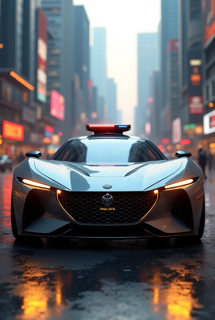 Imagine a Police car more Futuristic and Indian