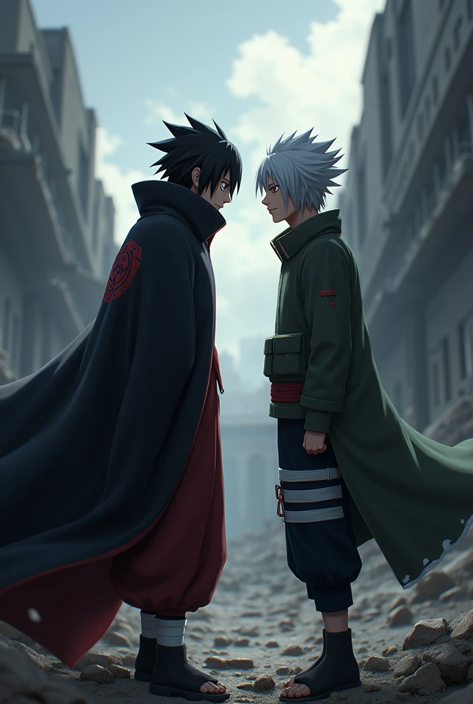 obito Uchiha with  Kakashi 
