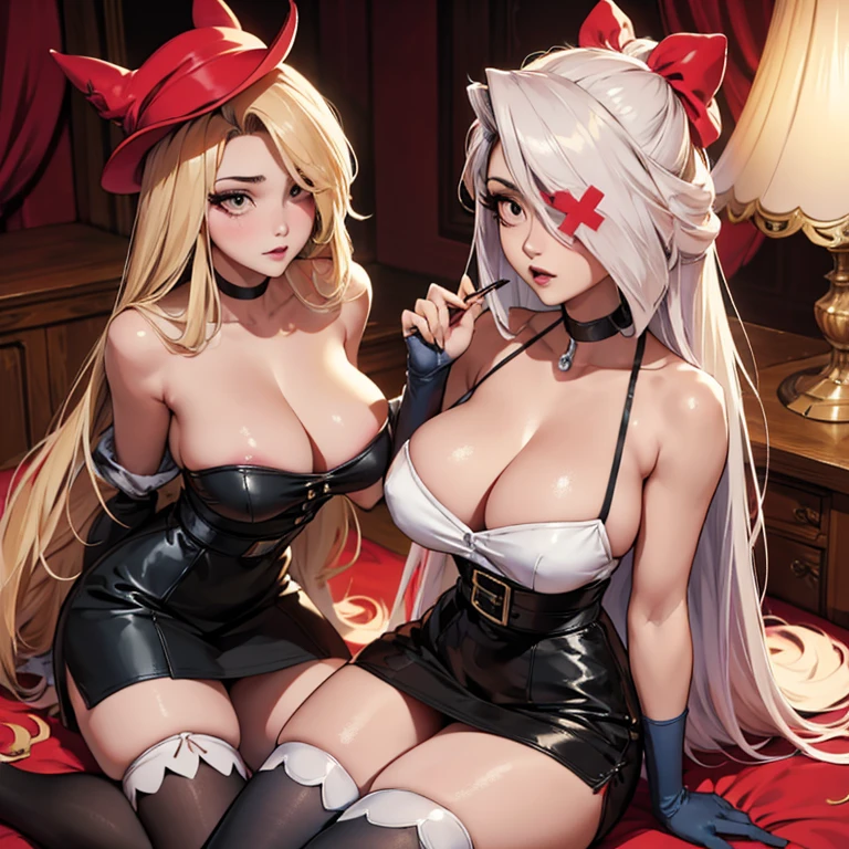 on fours, back view, sex, sensual poses, hot poses, legs spread, (masterpiece, best quality:1.4), absurdres, highres, ultra detailed, beautiful, (secretary), (perfect face, detailed face, beautiful:1.3),(natural breasts, cleavage), collarbone, fingerless gloves, gloves,spaghetti strap top, black pencil skirt, tight, over the knee skirt, hat, elegant secretary outfit, thighhighs, thick thighs, thighs, multiple belts, More detailed 8K.motor irreal:1.4,UHD,La mejor calidad:1.4, fotorrealista:1.4, textura de la piel:1.4, obra maestra:1.8,obra-prima, mejor calidad,objeto Objeto], (detailed face features:1.3),(manos detailed)