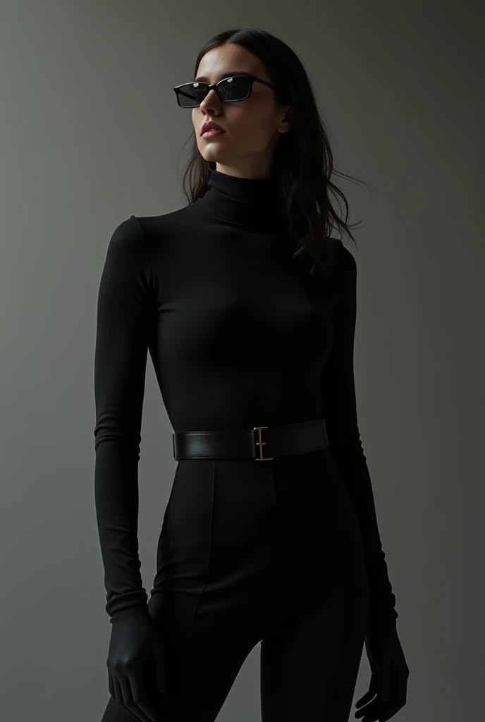 Black clothing item
