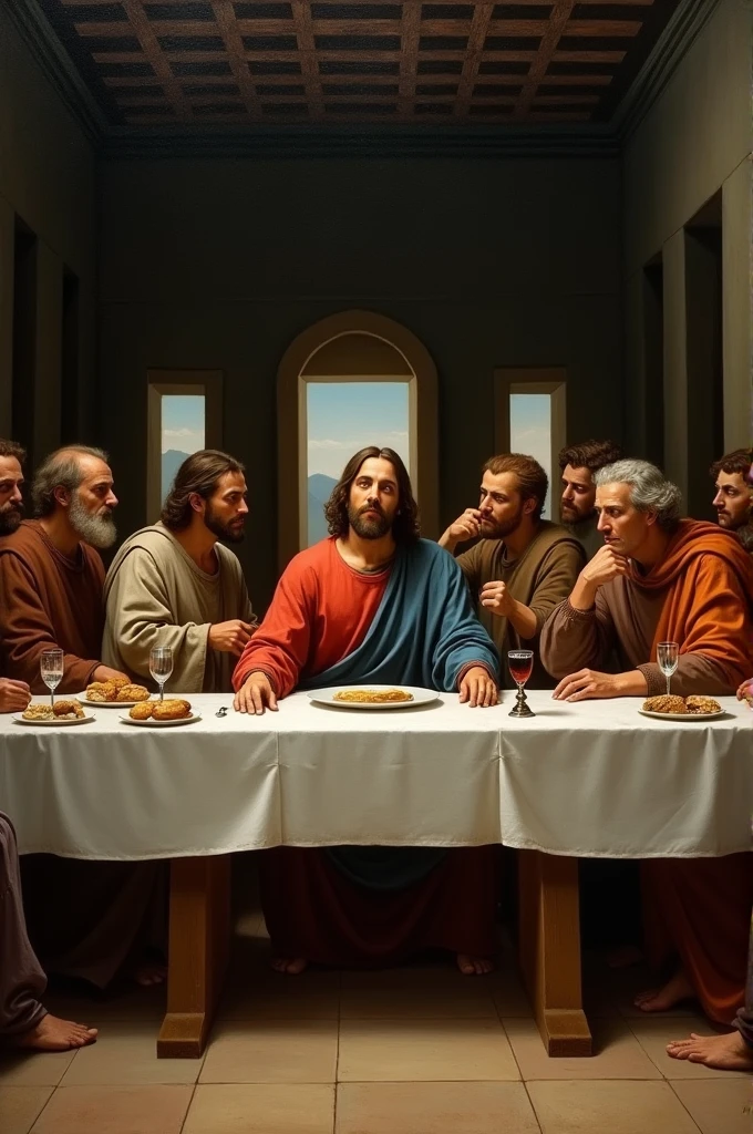 Jesus and the last supper