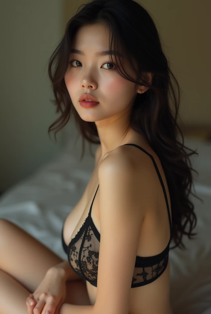 Asian girl in lingerie 