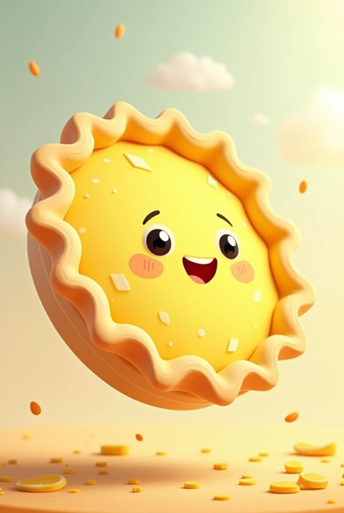Just the base of an animated lemon pie