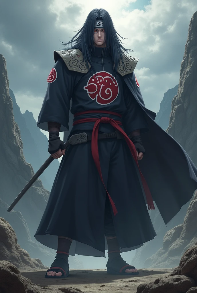 Madara uchiha stand with his full power