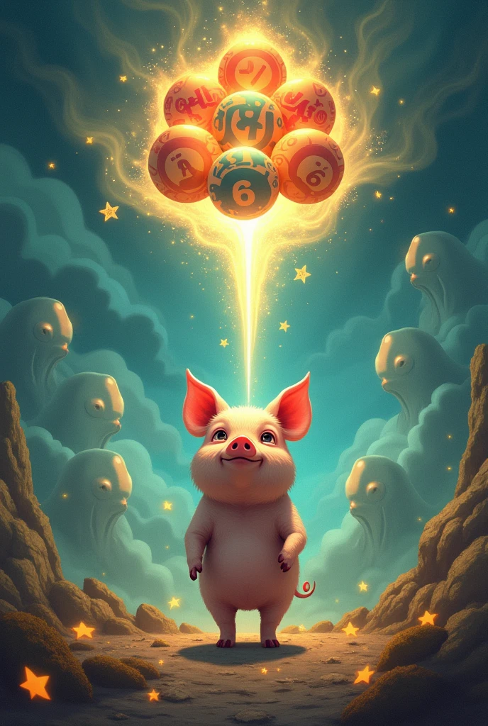 6 lotto balls , pig , dream , digit , Ancestors tell us