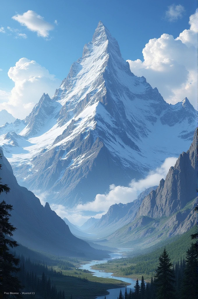 Huge mountain 