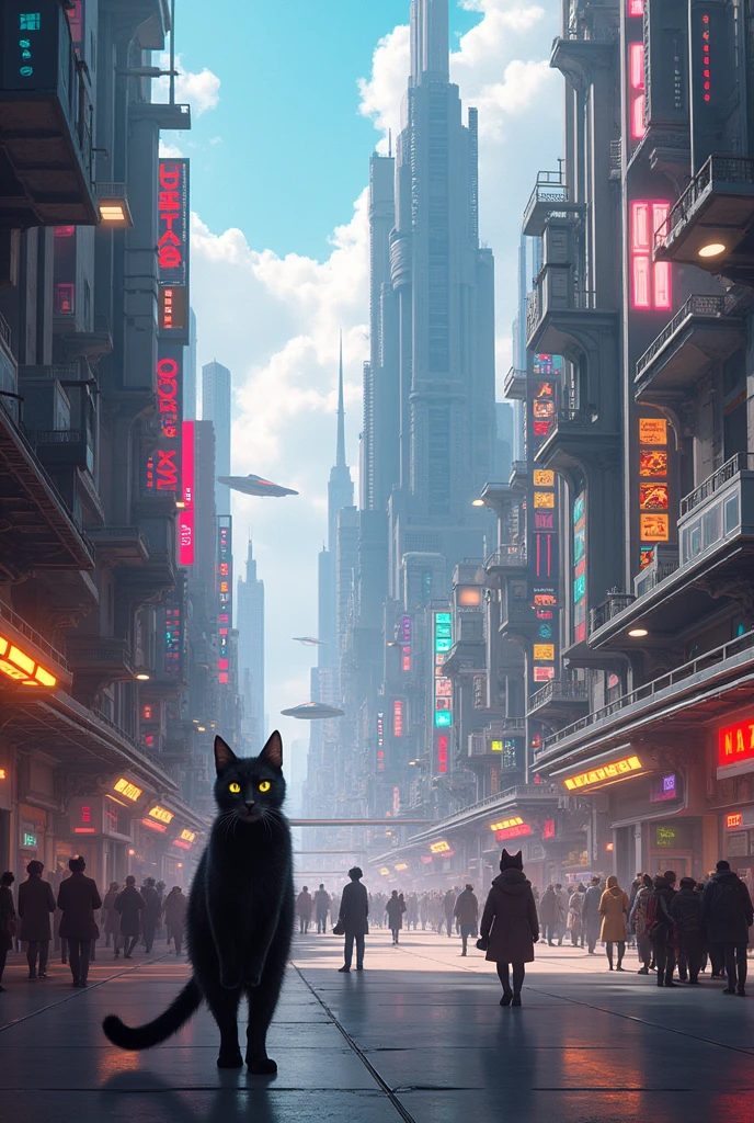 The future cat is a city of cats.