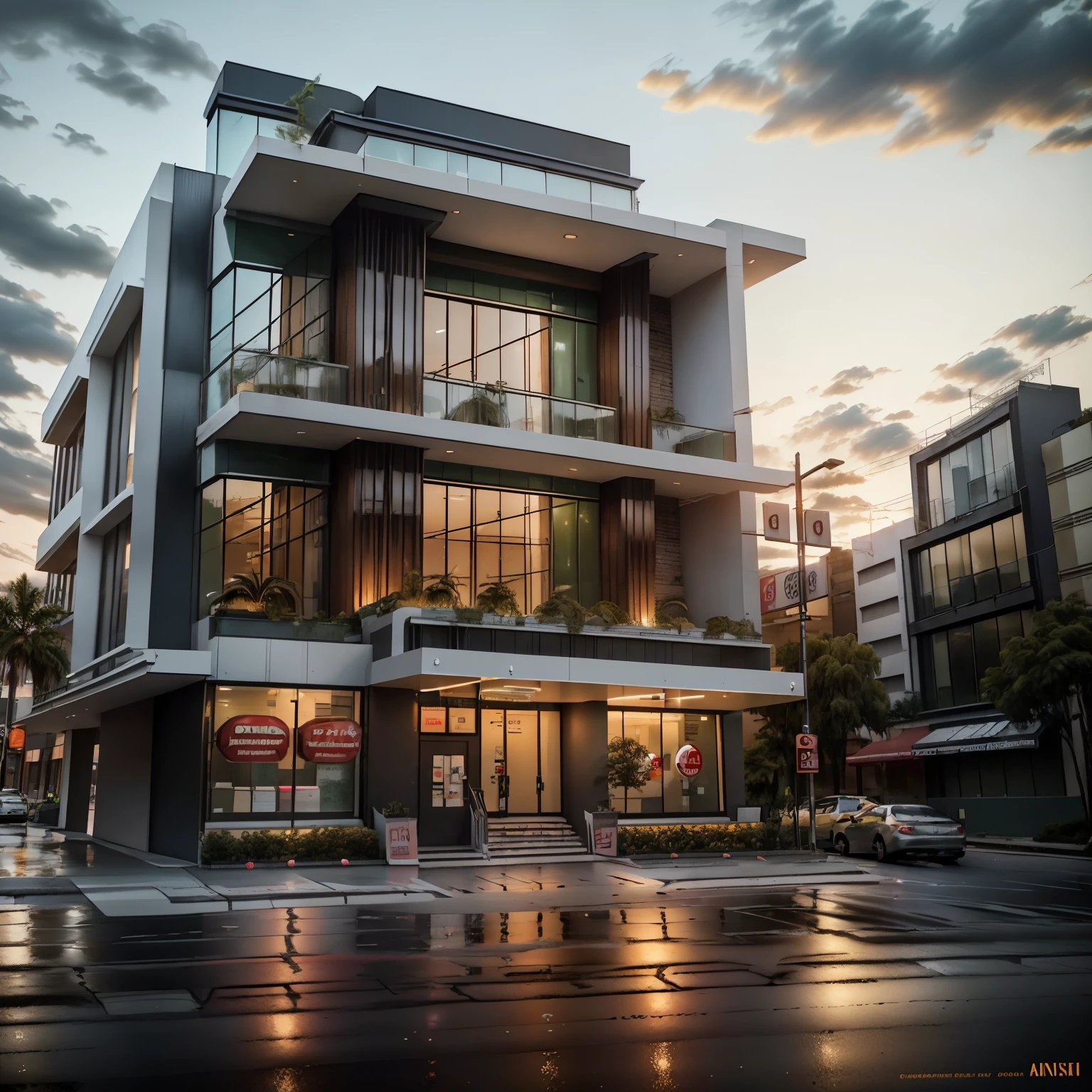 Drugstore sign, Modern, dynamic (RAW Photos, Genuine, 最high quality, masterpiece:1.2), (hyper Genuineistic, photo-Genuineistic:1.2), high quality, (Dim lighting:1.2), Perfect lighting, Arch Daily
