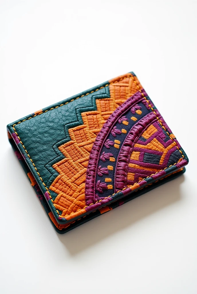 Wallet with tastes with Aguayo and white background 

