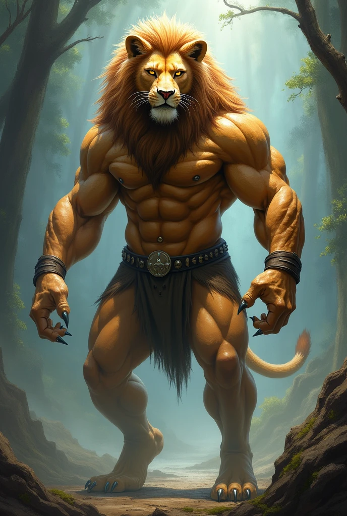 Lion in human form