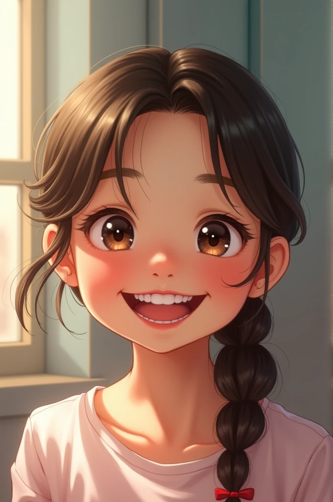 A Girl smile 
