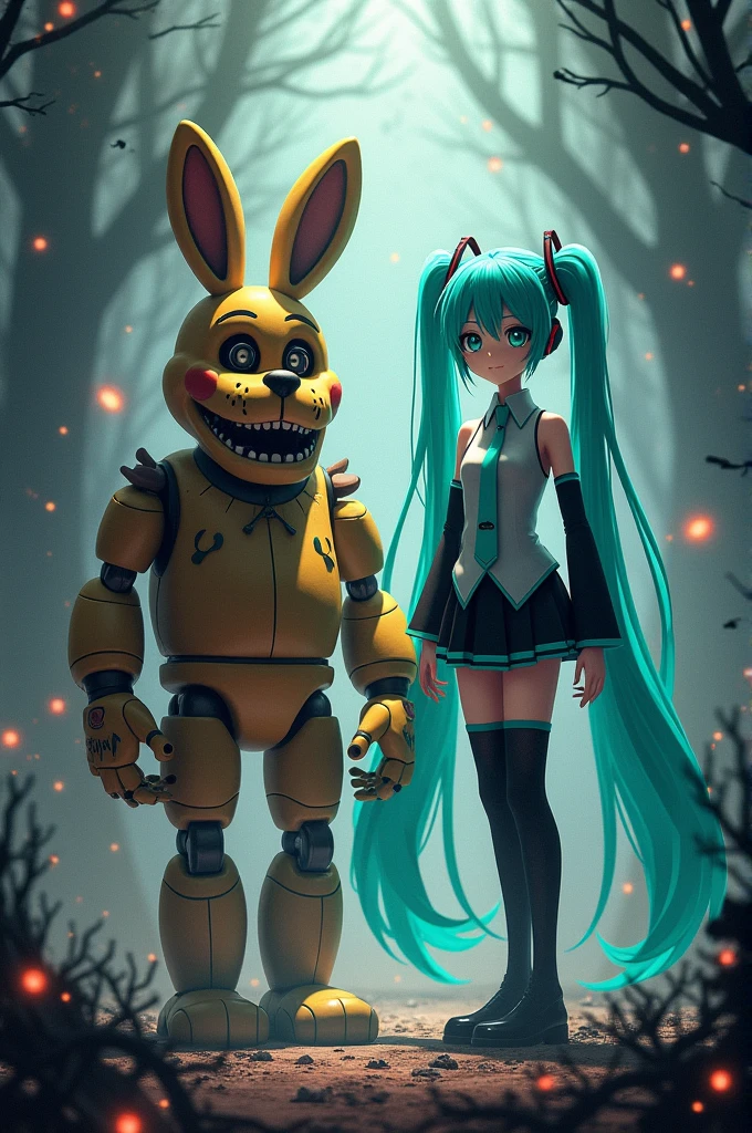 Dibuja a Hatsune Miku con SpringBonnie