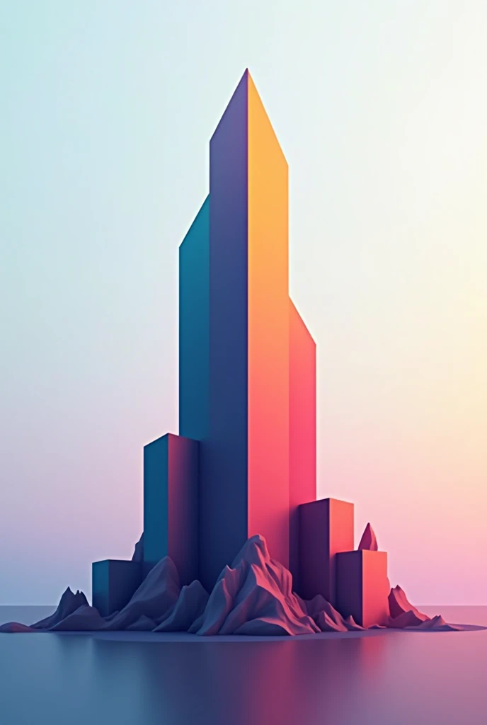 Vector logo tower color