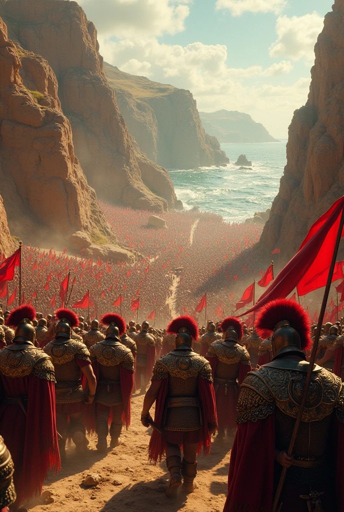 Persian army at the battle of Thermopylae