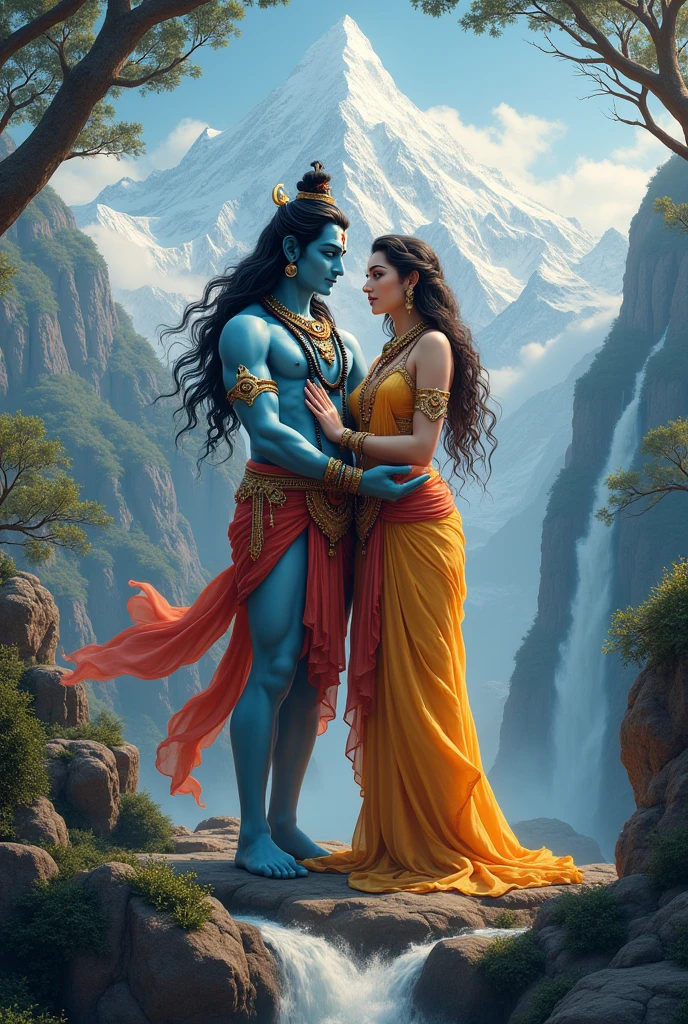 Lord shiv and  Devi parvati
