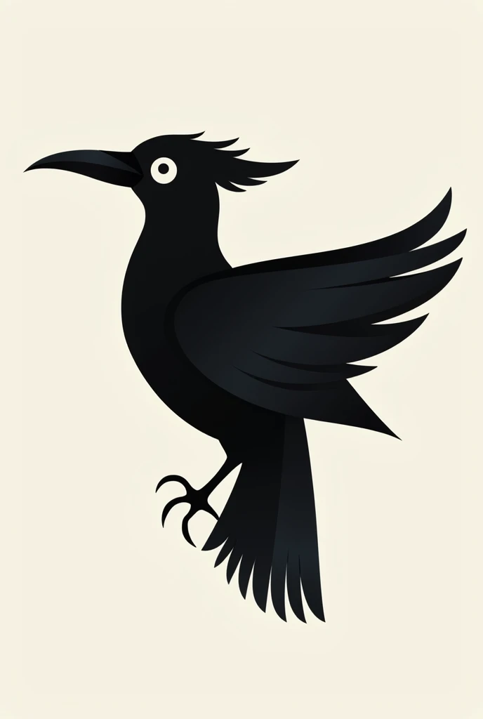 vector bird black