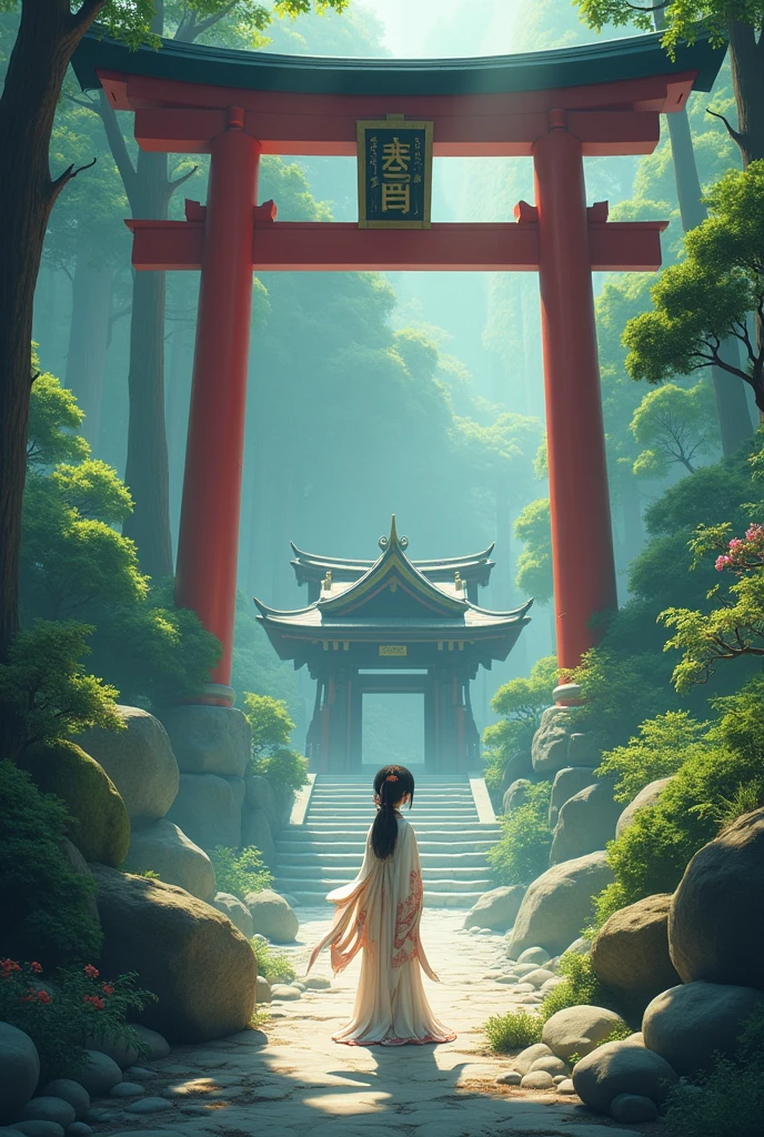 torii Shrine maiden Nine-Tailed Fox