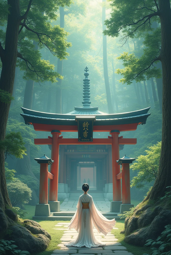 torii Shrine maiden Nine-Tailed Fox