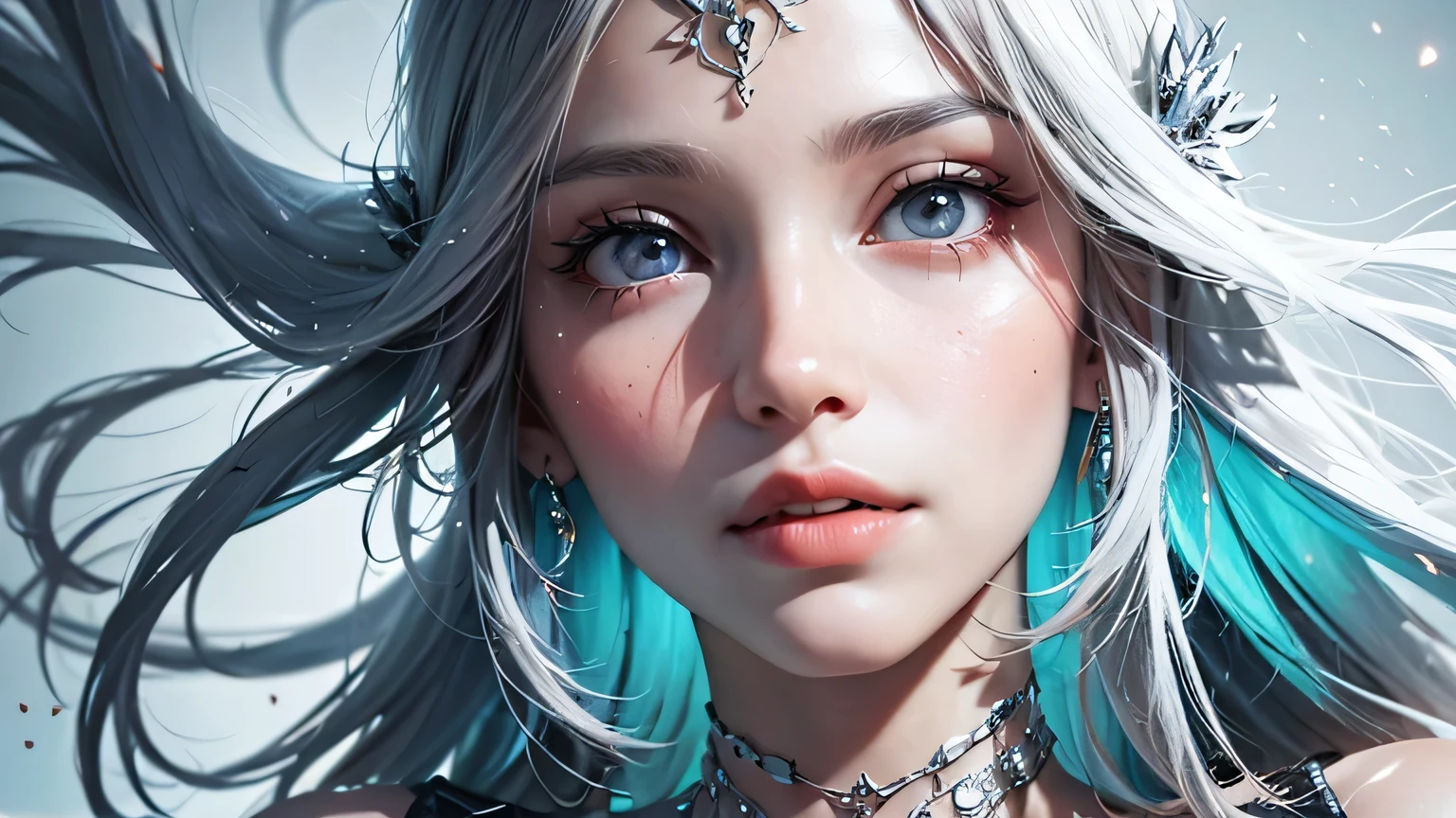 Detailed face, Detailed eyes, Glossy Lips, Glowing Skin