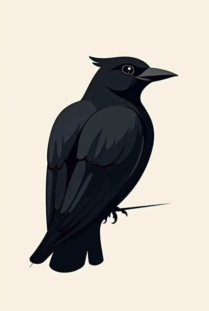 vector bird black
