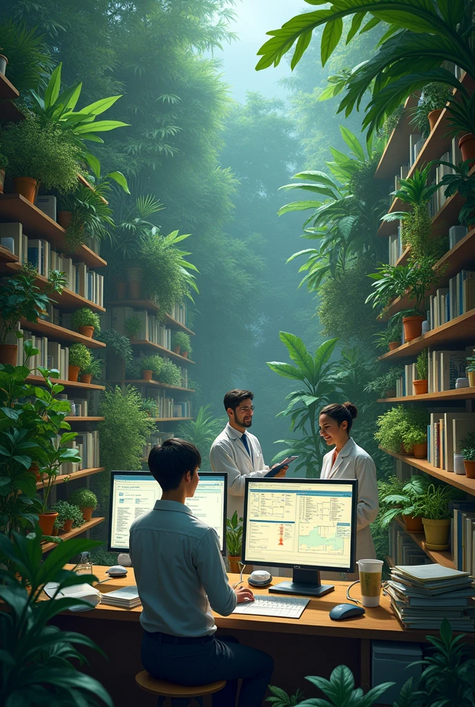 Numerical taxonomy in research lines of systematic botany