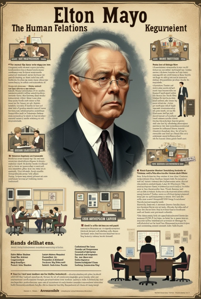Poster of elton mayo’s theory
In english