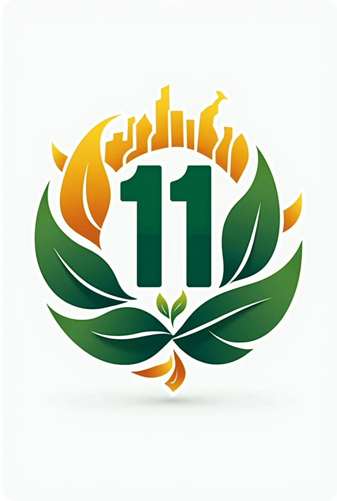 Logo for the 11th society cup in Goiânia 