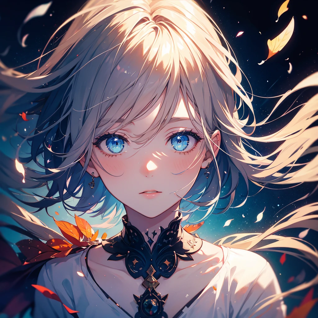 1 Girl, A painting by mse，a woman by agnes cecile, Luminous design, Soft colors, Ink drops, Autumn Lights