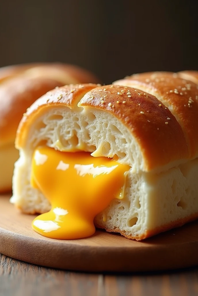(photorealism:1.2), cheese in roll without background