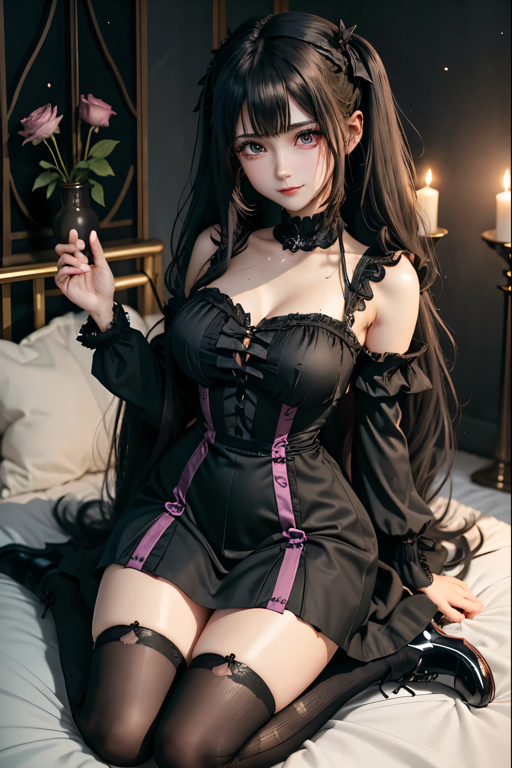 Hard Dark Gothic Makeup、Black dark eyeshadow、sad、Good skin radiance、Dark Gothicメイク、Dark smile、palace、The beauty of fragrance、24-years-old、Expressions of intense sexual pleasure、Embarrassed look、Dark Gothic、Highest quality、Expression of sexual pleasure without pain、Drunk face、Purple maid outfit、mysterious、noble、Loving smile、Twin tail hair、Right eye is blue、Left eye is red、Super tempting pose、Platform heel shoes、Heavy makeup、Gothic Clothing、Silver Hair、Long Hair Straight Hair、Cute Gothic Dresses、Beautiful Face、elegant face、Attractive face、Stained glass background、Chest glistening with sweat、The room is dark、goth long dress、Bell Sleeves、Wizard Sleeve、Decadent look、Sexually excited expression、Wet shiny thigh water、Thighs that are wet and shiny with oil、Background of a room full of roses、Sad look、Rose Maiden、The embroidery is pink、The dress has pink embroidery.、Thigh-high socks、Knee-high socks、Gentle expression、Dark black eyeshadow、Stained glass and rose background、Thighs are a little thin、Female Duo、Female couple、dark church background、Stained glass、Black metal world、Dark Castle、Dark Room、Slender body、gothic long dress、Victorian dress、Small breasts、The bed is covered with roses、Her thighs are shining with sweat、My body is wet and shiny、There is a lot of glitter on the thighs、I am sweating、My thighs are sticky with sweat.、My thighs are glistening with sweat、My whole body is sweaty and shiny、I sweated a lot.、My thighs are sweaty、My wet thighs are glistening with sweat.、There is a lot of sweat shining all over my body、Slender body、I rest my head on the pillow、Sleeping in bed、Beautiful legs、Outstretched legs、Lying in bed、Lying on your back in bed、On all fours、Knee Up、Kneel、Put your arms behind your back、Kneeling on the bed、Super beautiful straight hair、Straight hair to the ends、Straight Perm Hair、Show off your glamorous thighs、Sit on the bed、Ass on the bed、Sitting with legs wide apart、Thighs are a little glamorous、Playing the cello、Have a cello、Playing the cello gracefully、facial expressions during masturbation、