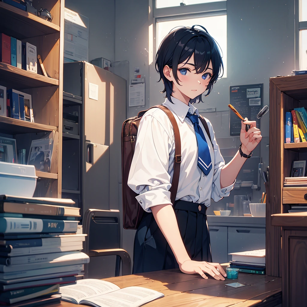 A schoolboy, Change, Lovely