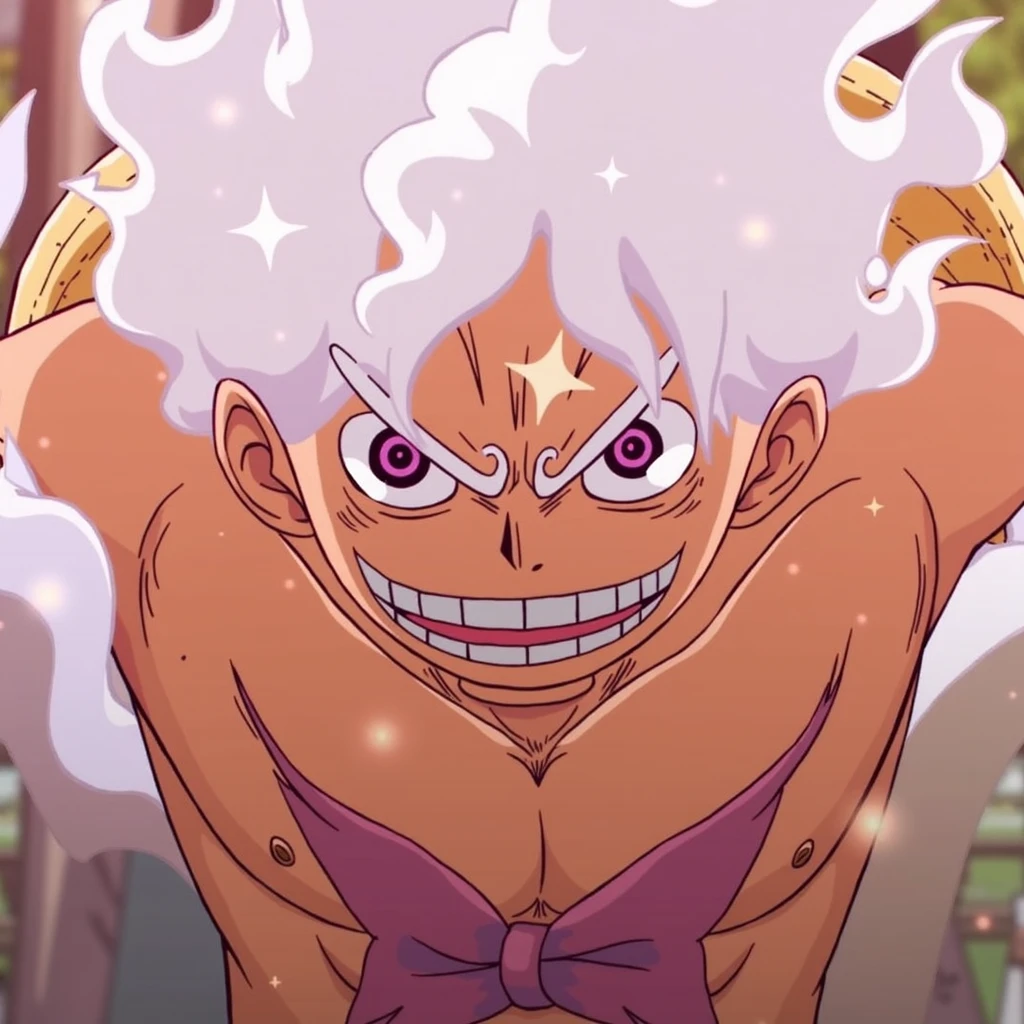 Luffy gear 5 emote for twitch