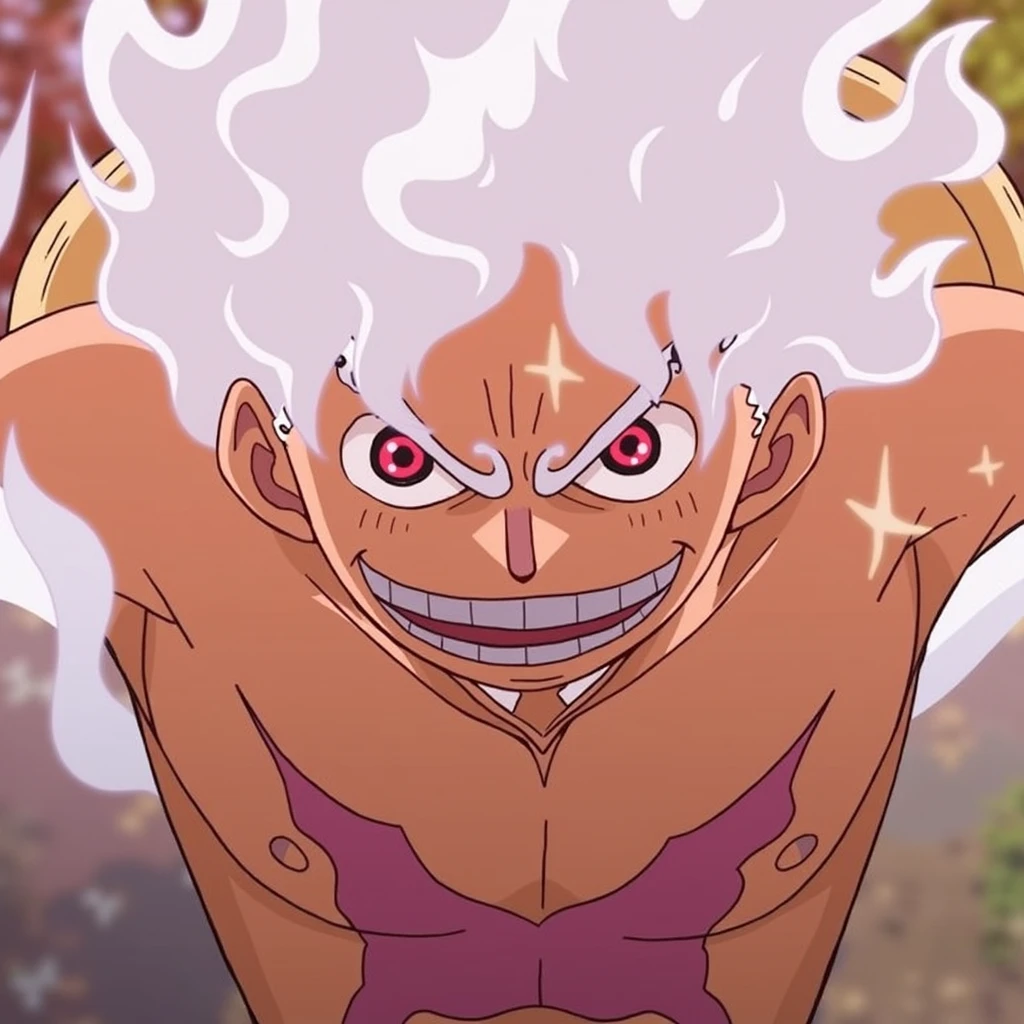 Luffy gear 5 emote for twitch