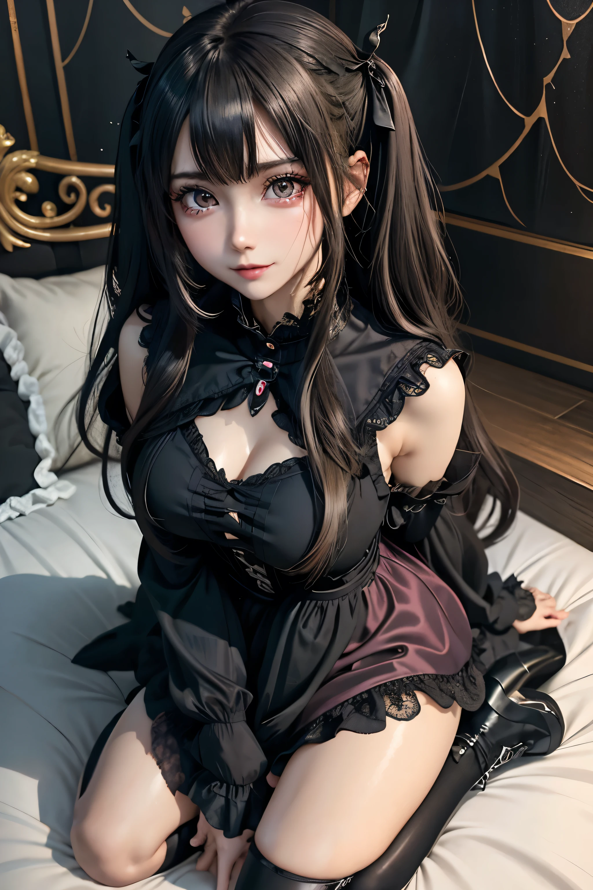Hard Dark Gothic Makeup、Black dark eyeshadow、sad、Good skin radiance、Dark Gothicメイク、Dark smile、palace、The beauty of fragrance、24-years-old、Expressions of intense sexual pleasure、Embarrassed look、Dark Gothic、Highest quality、Expression of sexual pleasure without pain、Drunk face、Purple maid outfit、mysterious、noble、Loving smile、Twin tail hair、Right eye is blue、Left eye is red、Super tempting pose、Platform heel shoes、Heavy makeup、Gothic Clothing、Silver Hair、Long Hair Straight Hair、Cute Gothic Dresses、Beautiful Face、elegant face、Attractive face、Stained glass background、Chest glistening with sweat、The room is dark、goth long dress、Bell Sleeves、Wizard Sleeve、Decadent look、Sexually excited expression、Wet shiny thigh water、Thighs that are wet and shiny with oil、Background of a room full of roses、Sad look、Rose Maiden、The embroidery is pink、The dress has pink embroidery.、Thigh-high socks、Knee-high socks、Gentle expression、Dark black eyeshadow、Stained glass and rose background、Thighs are a little thin、Female Duo、Female couple、dark church background、Stained glass、Black metal world、Dark Castle、Dark Room、Slender body、gothic long dress、Victorian dress、Small breasts、The bed is covered with roses、Her thighs are shining with sweat、My body is wet and shiny、There is a lot of glitter on the thighs、I am sweating、My thighs are sticky with sweat.、My thighs are glistening with sweat、My whole body is sweaty and shiny、I sweated a lot.、My thighs are sweaty、My wet thighs are glistening with sweat.、There is a lot of sweat shining all over my body、Slender body、I rest my head on the pillow、Sleeping in bed、Beautiful legs、Outstretched legs、Lying in bed、Lying on your back in bed、On all fours、Knee Up、Kneel、Put your arms behind your back、Kneeling on the bed、Super beautiful straight hair、Straight hair to the ends、Straight Perm Hair、Show off your glamorous thighs、Sit on the bed、Ass on the bed、Sitting with legs wide apart、Thighs are a little glamorous、Playing the cello、Have a cello、Playing the cello gracefully、facial expressions during masturbation、