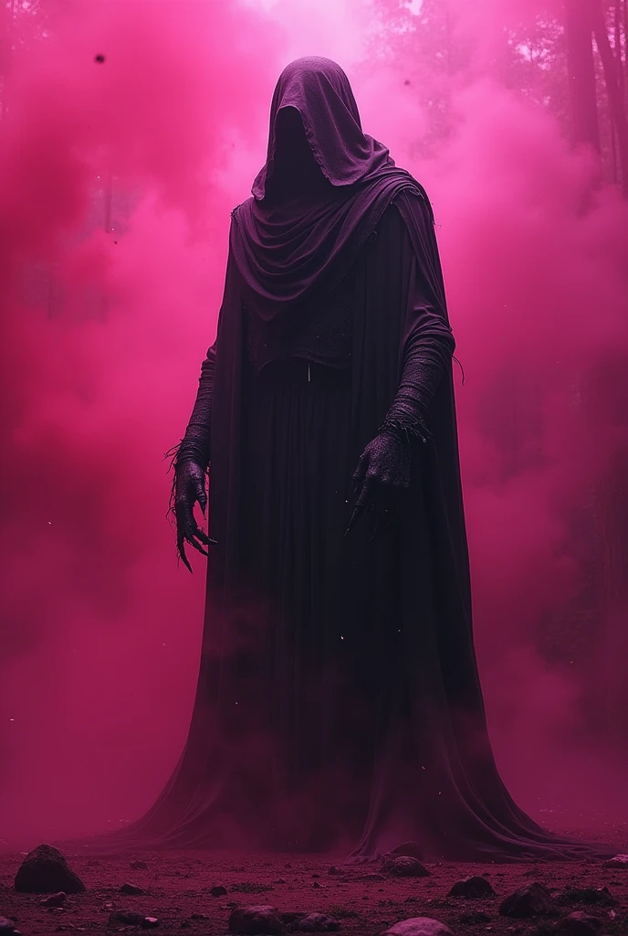 Can you provide it to me with the image you gave me of the skeleton?, with fuchsia background, and in Spanish