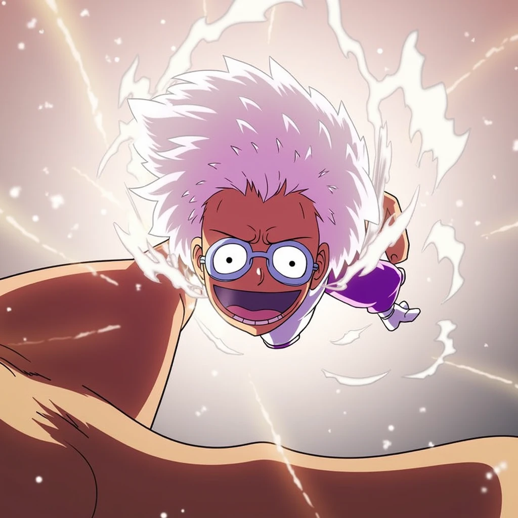 Luffy gear 5 emote for twitch em perspectiva