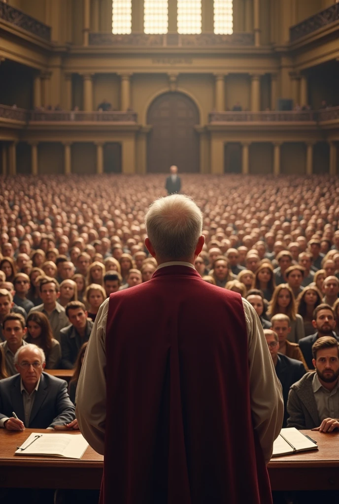 A teacher teaching 1000 students
