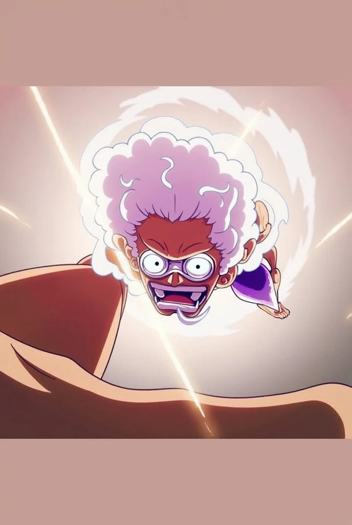 Luffy gear 5 emote for twitch em perspectiva