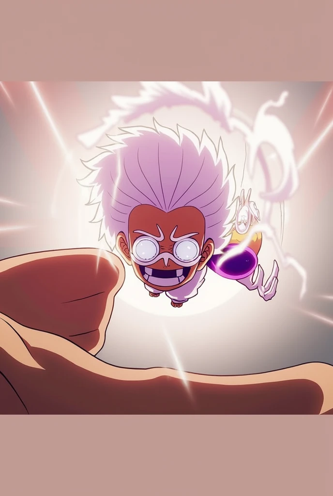 Luffy gear 5 emote for twitch em perspectiva