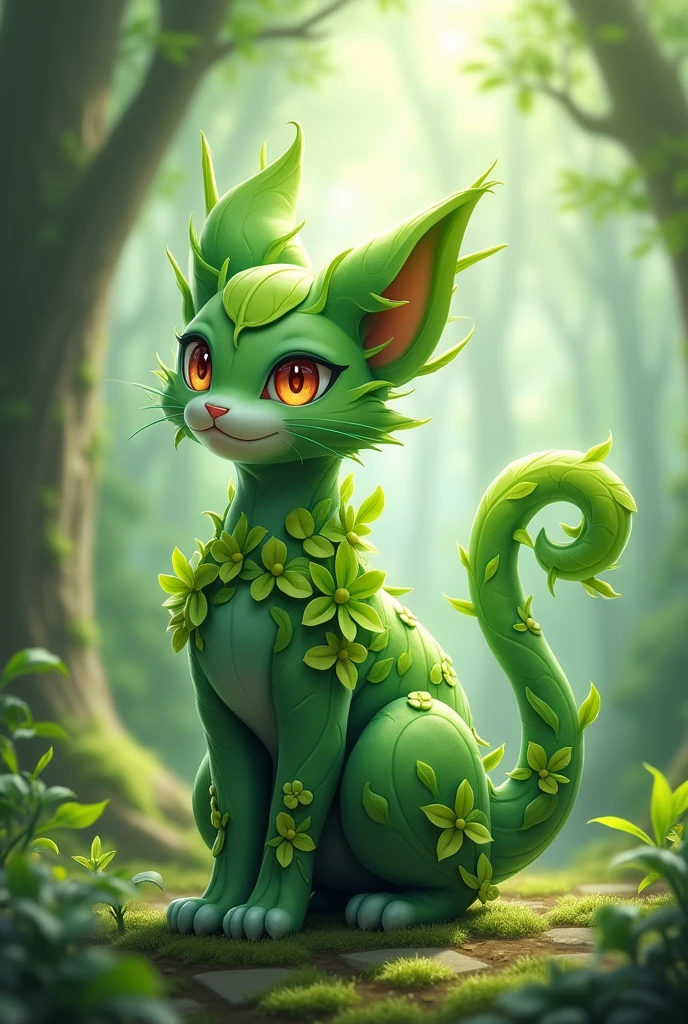 Leaf Cat Pokémon