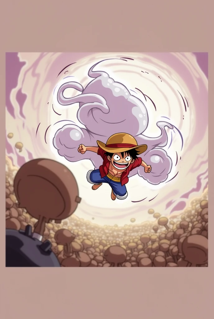 Luffy gear 5 emote for twitch em perspectiva