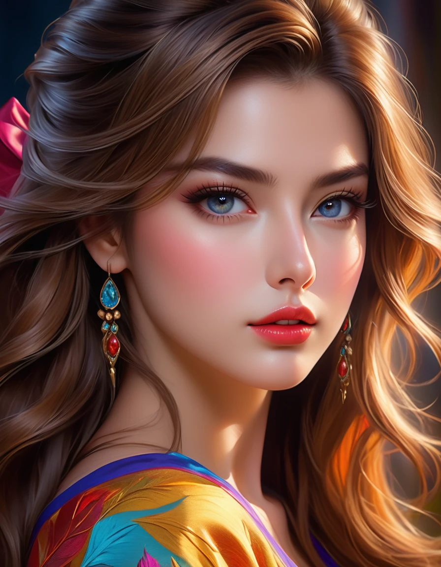 (best quality,8k,hyperrealism:1.2),vibrant colors, sharp focus, insanely detailed, studio lighting, ultra-fine painting, hair blowing in the wind, stunningly realistic eyes and lips, perfect facial proportions, meticulous skin texture, long eyelashes, expressive emotions, elaborate background, impeccable clothing and accessories, accurate shadows and highlights, highly realistic lighting and reflections, immaculate attention to detail,2 girls,((2k5)) style, hyper realistic photo, vibrant colors, 16k