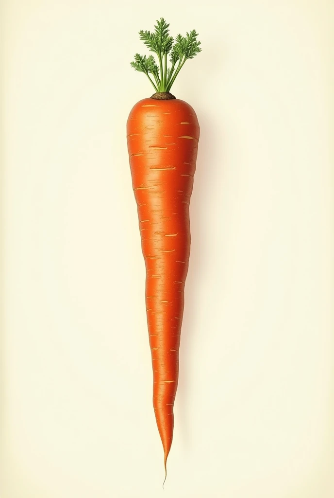 image of a carrot showing its morphology