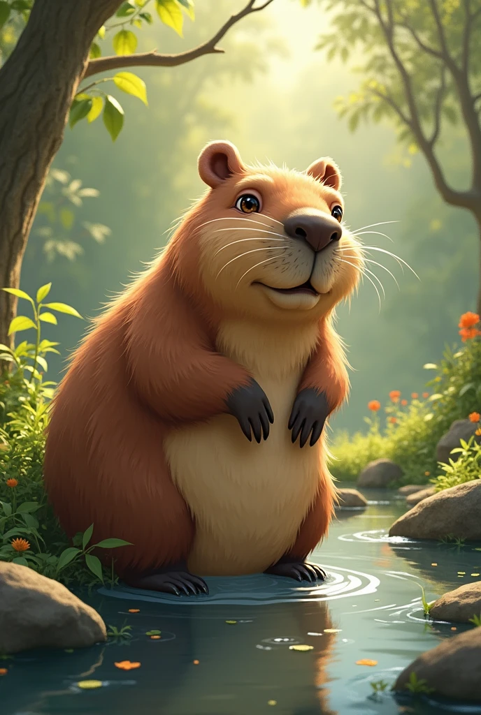 Create a symbol with the image of a capybara