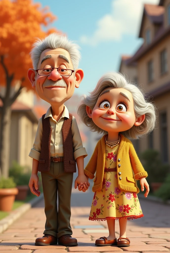 
Grandparents of the movie "up" full body animated
