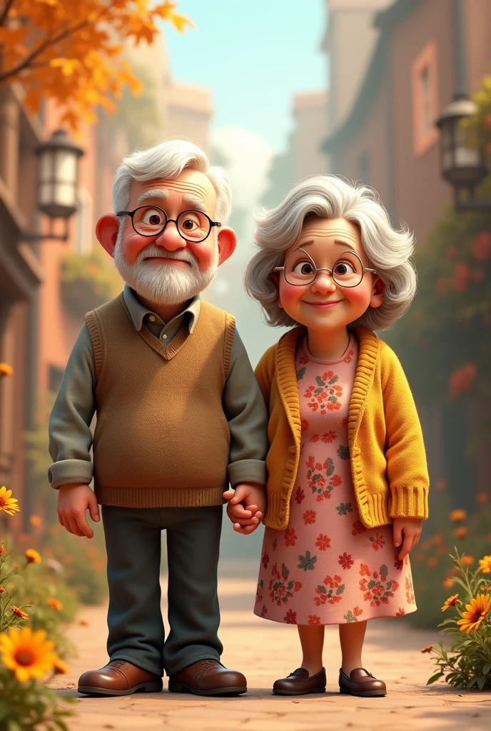 
Grandparents of the movie "up" full body animated
