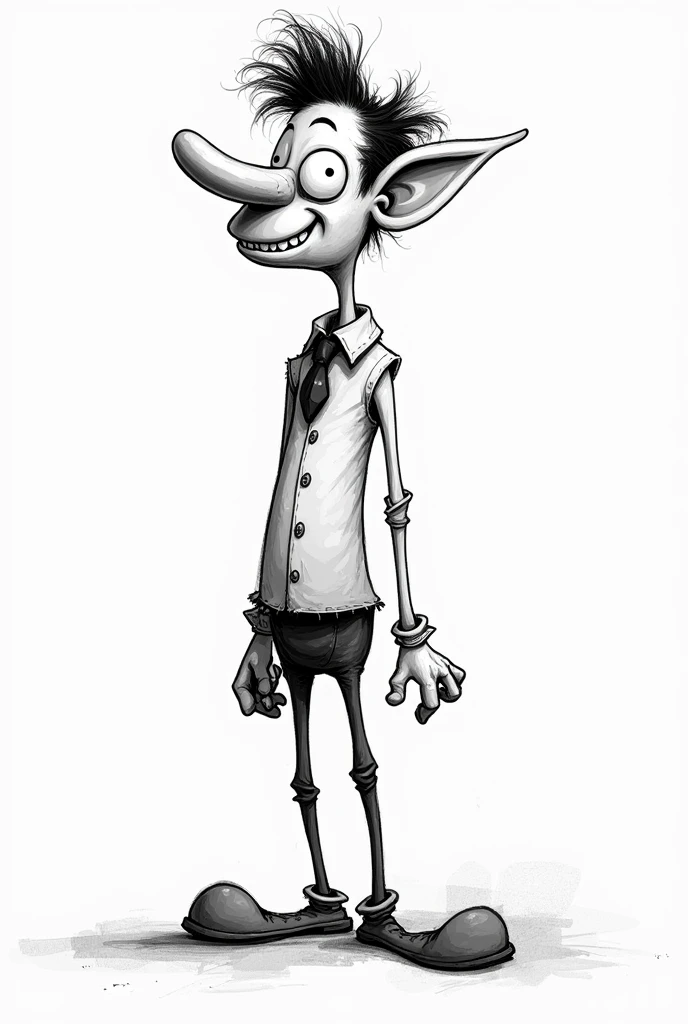 morris asimow black and white cartoon