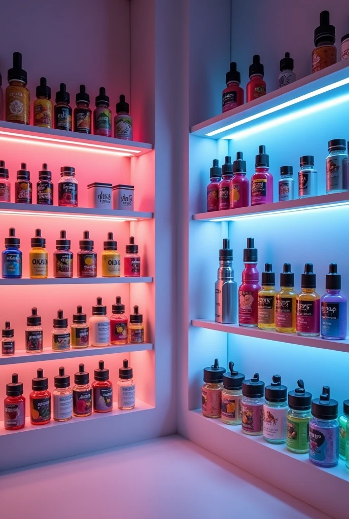 Put 2 shelves of electronic cigarette puree