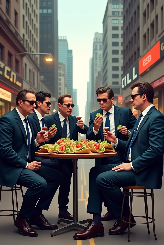 Put FBI eating tacos