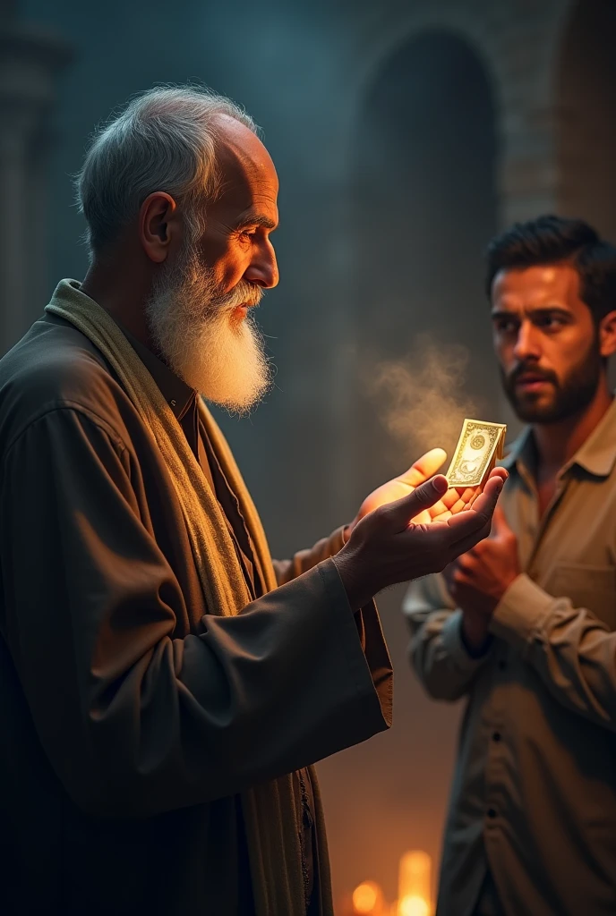 During Tahajjud the old Muslim man got up and woke up the young man with him. The man quickly asked, sir, is your money okay? The old Muslim man put his hand in his pocket saying Bismillah, and the money came out. The thief said to himself, Alas! I checked that pocket many times. How did this happen?